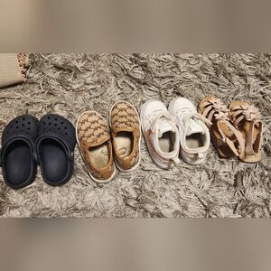 Stylish Tan and Brown Kids Shoes